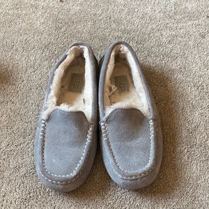UGG ANSLEY GREY SLIPPERS